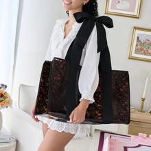 Case Mate tortoiseshell bow mahjong jelly tote set