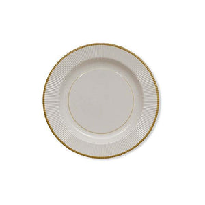 Dessert/Salad Plates - Classic Gold Rim