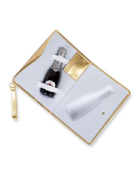 Small Champagne Clutch- Gold