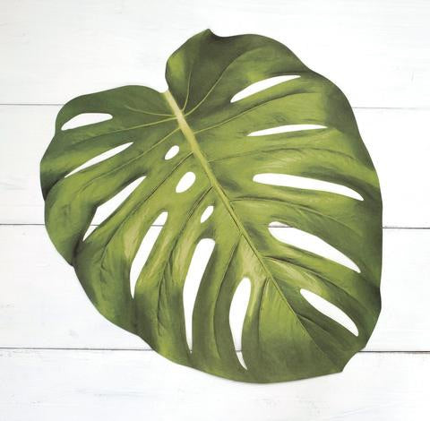 Monstera Leaf Die-Cut Placemat Sheets