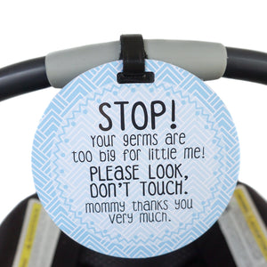 Car Seat Tag - Please Don’t Touch - CPSIA Safety Tested