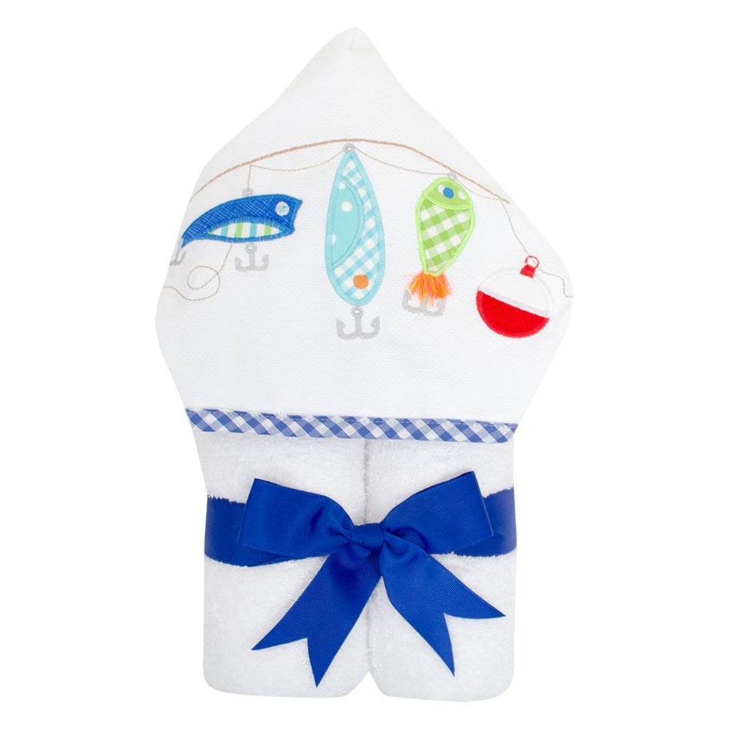 Going Fishing Hooded Towel