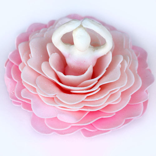 Pink Ballerina Flower Soap