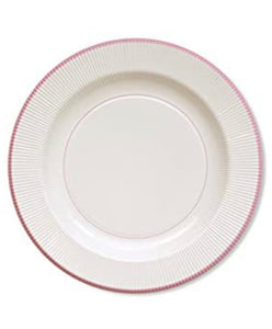 Dinner Plates - Pink Rim