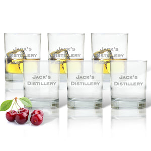 Personalized set of Old Fashioned glasses