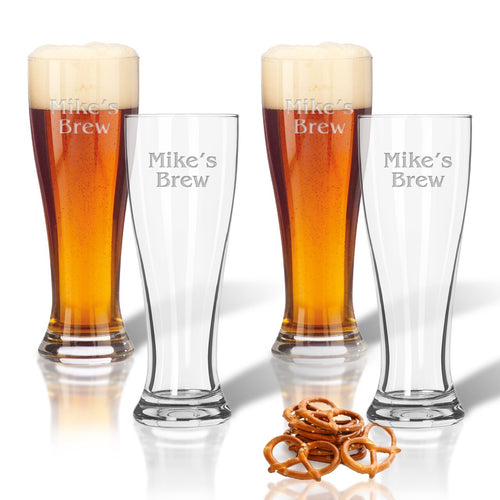 Personalized Pilsner Glass set